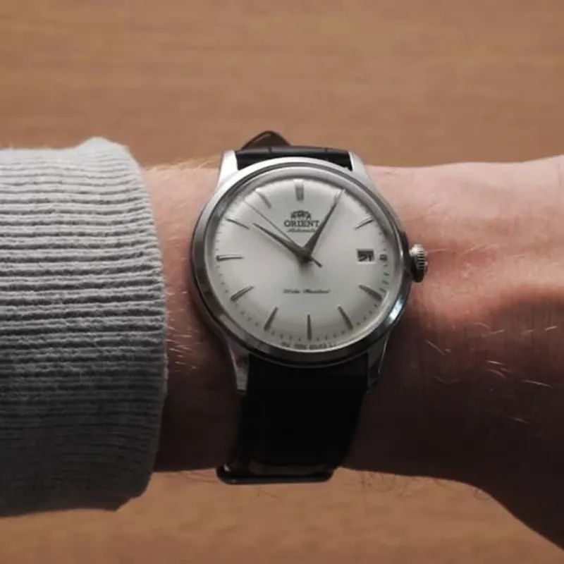 Orient Bambino Version 7 White Dial Men's Watch- RA-AC0M03S